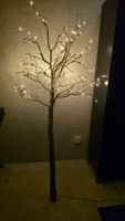 Deko Baum mit Lichterkette Braun 150cm