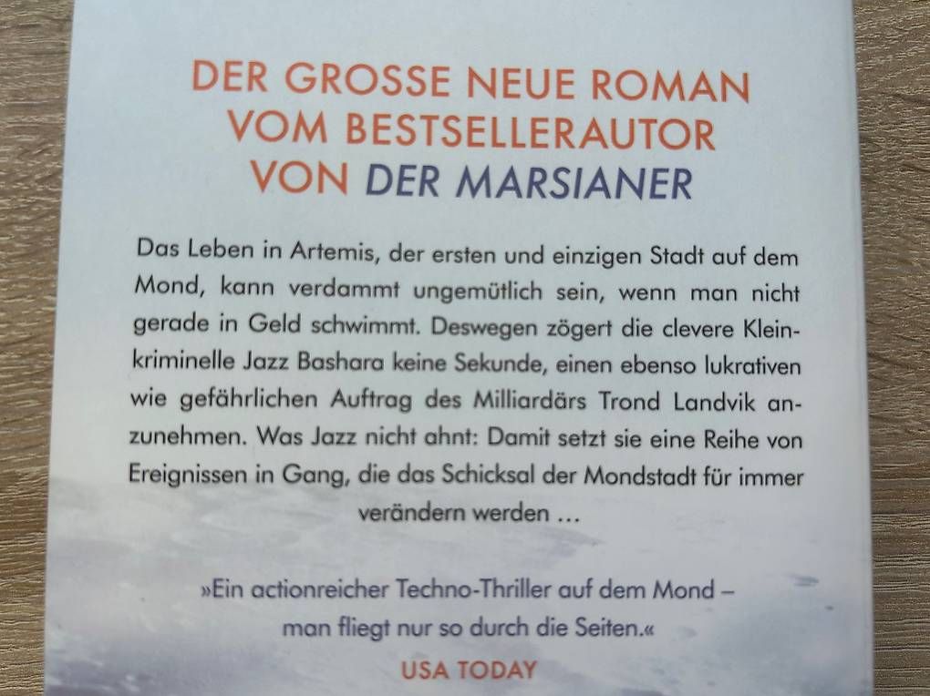 Livres: Andy Weir Artemis – D'occasion à Arbon par Bobbyx777 4