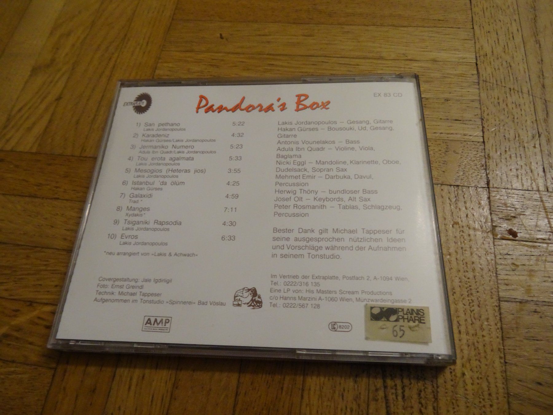 CD: Lakis & Achwach - Pandora's Box CD – Usato da Olten venduto da Disc-Ausverkauf 1