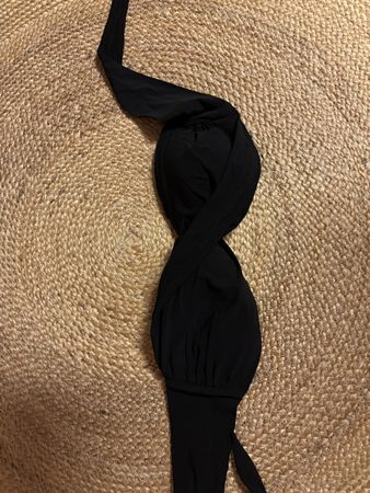 Maillot de bain noir bandeau  taille M 