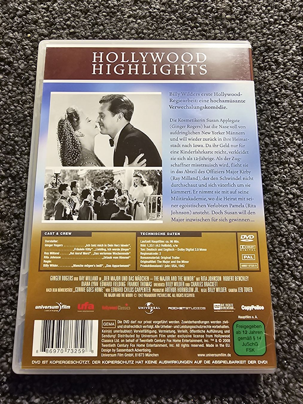Tutti i DVDs: DVD Der Major und das Mädchen(21526) – Usato da Ruswil venduto da jan_bxl5 1