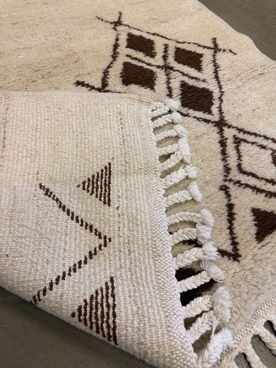 Tappeti: Teppich Beige mit Muster Fransen gut erhalten 203x154cm – Usato da Strengelbach venduto da RaenAntikDesign 4