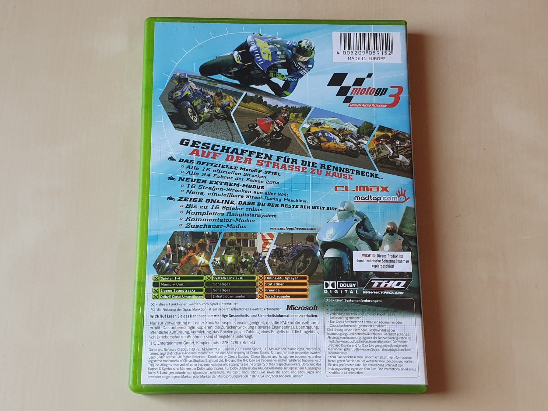 Microsoft Giochi: MotoGP 3 – Usato da Stansstad venduto da collectorsshop 1