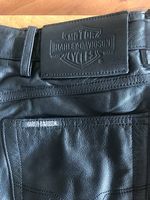 Harley-Davidson Lederhose schwarz