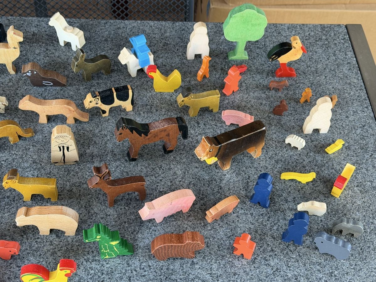 Giocattoli: Diverse Holz Tiere Bauernhof Usw – Usato da Deitingen venduto da Himhip 2