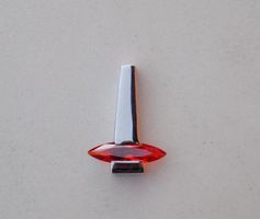 Silberanhänger 925 mit rotem Stein, Einzelstück