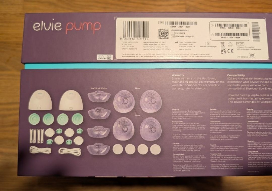 Elvie Accessori per l’allattamento: Elvie Doppelmilchpumpe – Usato da Schwerzenbach venduto da MuriMo 1
