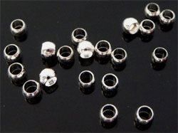 Perle (finte): Quetschperlen  2mm Chirurgenstahl 20 Stück – Nuovo (secondo la descrizione) da Alpnachstad venduto da perlengaby