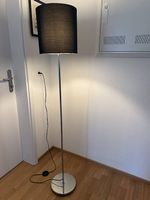 Stehlampe / Floor lamp, schwarz / black Chrom, 155 cm