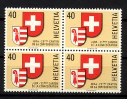 1978, Kanton Jura, Viererblöcke **