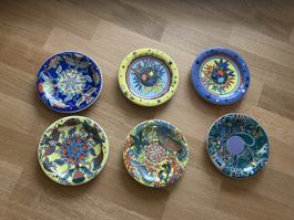 Set von 6 Bopla Untertassen