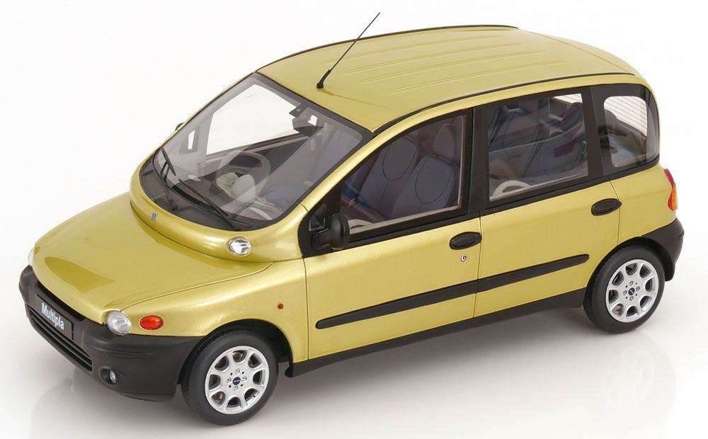 Fiat Modellautos: FIAT MULTIPLA 2000 GELBMETALLIC 1:18 OTTO – Neu und originalverpackt aus Suhr von Moebelsiralfred