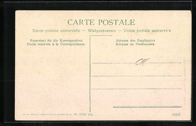 Cartoline postali: Engstlenalp, Gesamtansicht mit Bergpanor – Usato da Berlin venduto da bartko-reher 1