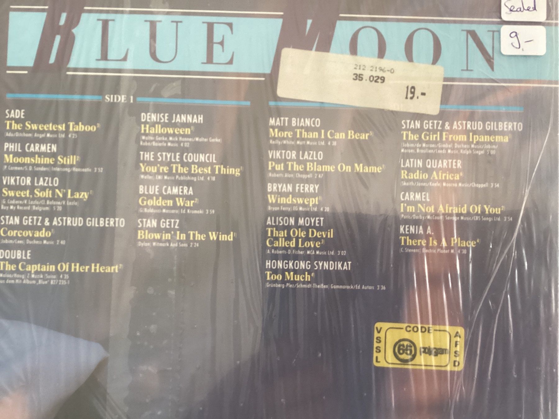 Dischi in vinile: Various LP - Blue Moon – Nuovo e nell'imballaggio originale da Gutenswil venduto da Hamzian 1