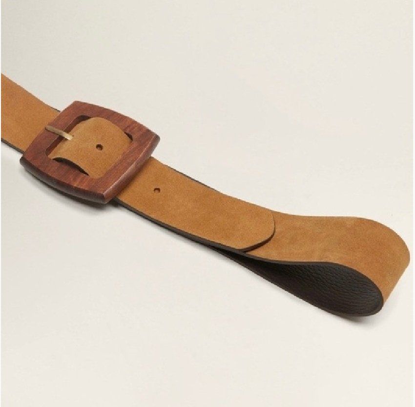 Mango Cinture: Mango Wildleder Leder Gürtel Taillengürtel Gr.S  NEU – Nuovo e nell'imballaggio originale da Rotkreuz venduto da beltraum 1