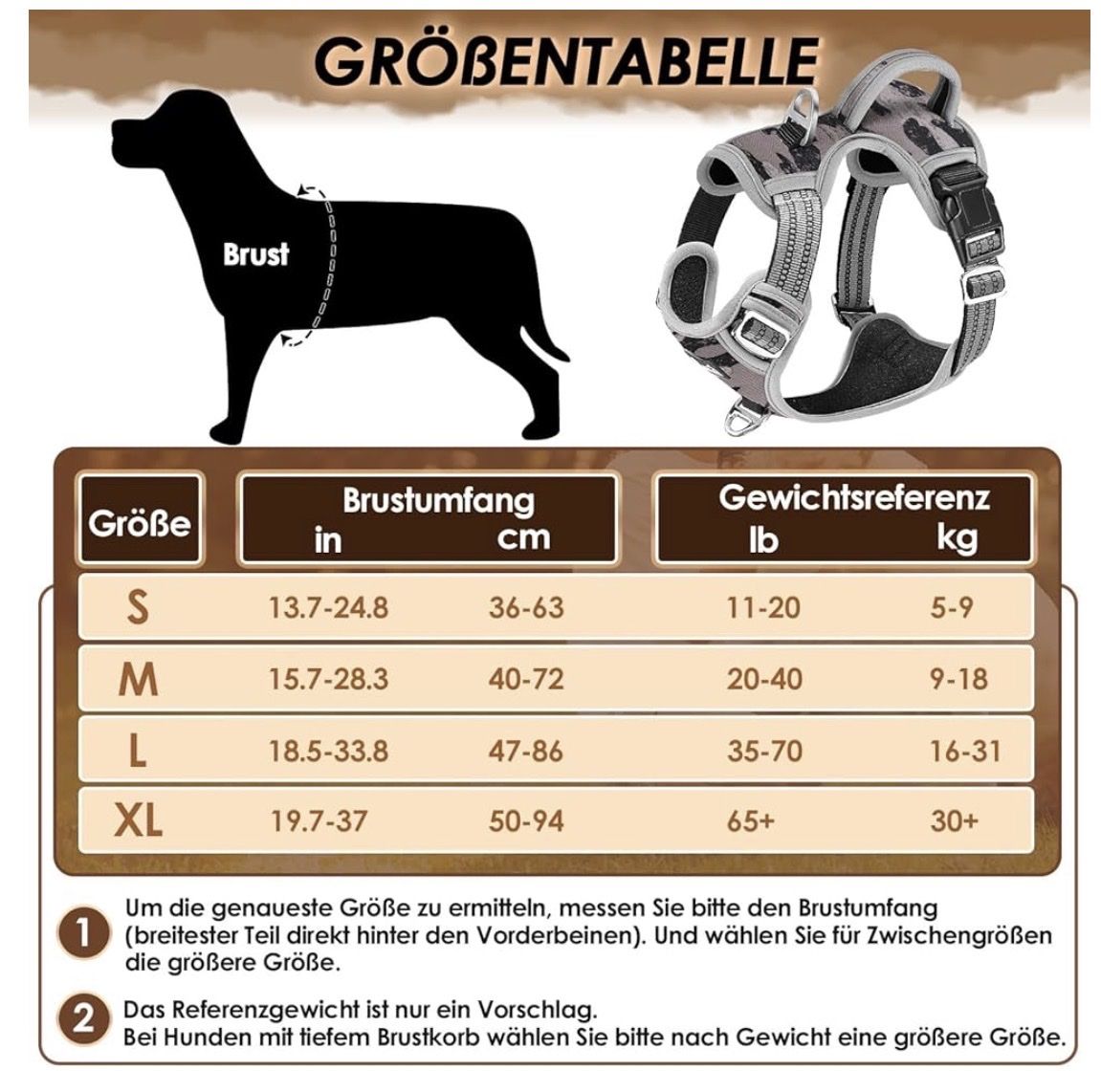 Guinzagli & Collari: Hunde-Geschirr Tarn Grau Gr.L  - Slow – Nuovo (secondo la descrizione) da Thalheim AG venduto da Kolibri1980 7