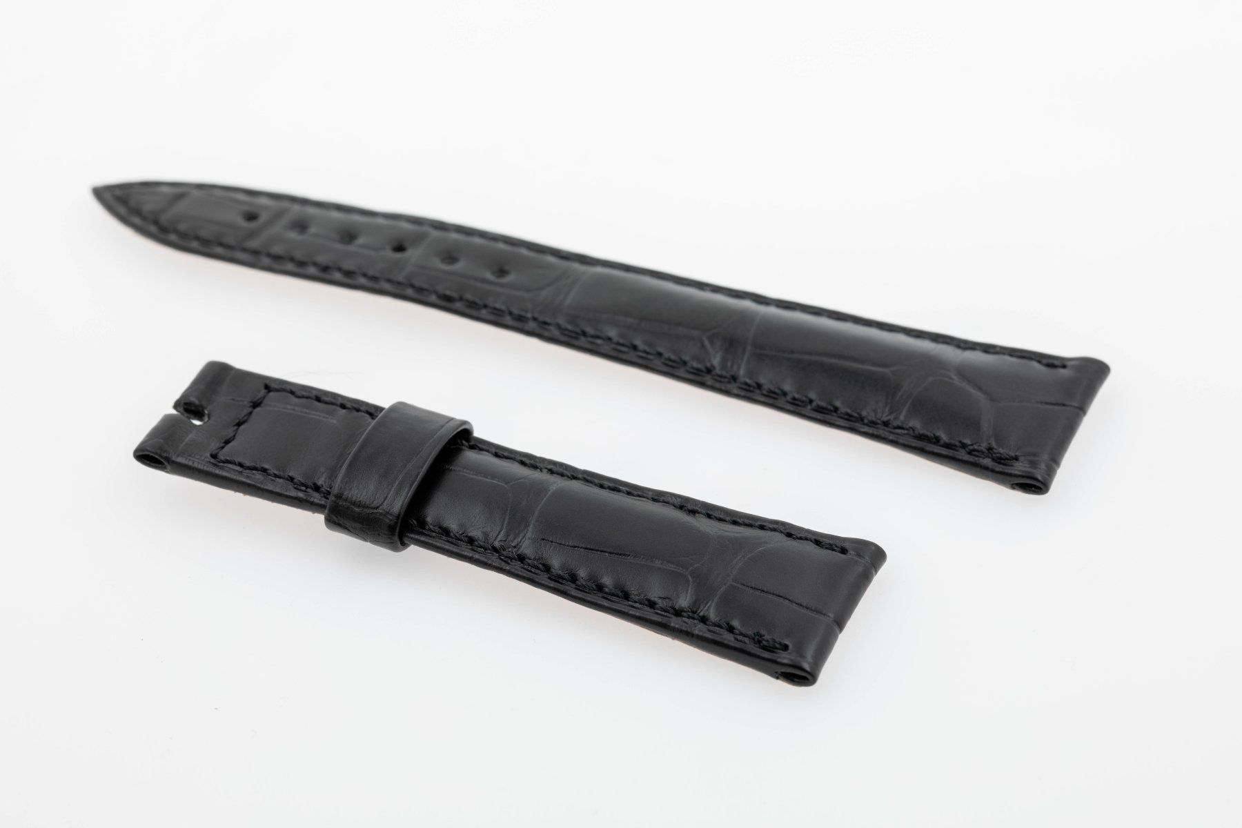 Breguet Bracciali & Braccialetti: Breguet black leather strap with single holder 20mm NEW – Nuovo (secondo la descrizione) da Epalinges venduto da bracelet123