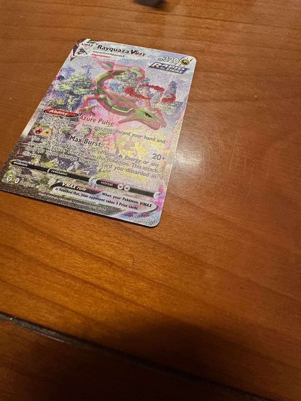 Pokémon Carte collezionabili: rayquaza vmax 218/203 – Nuovo (secondo la descrizione) da Cheseaux-sur-Lausanne venduto da thecoyote2 2
