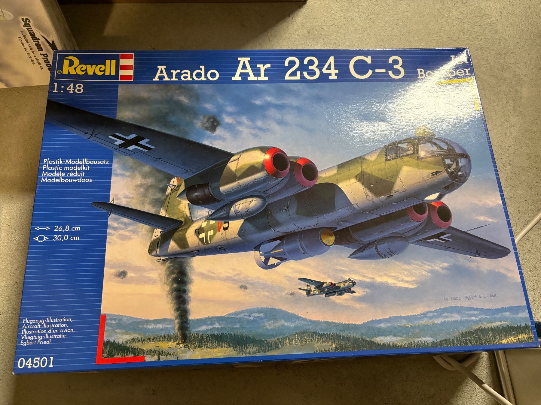 Kit di modellismo & Modellini statici: 1/48 ARADO AR 234 C-3 BOMBER – Usato da MÜHLEDORF/SO venduto da tru_wsv8