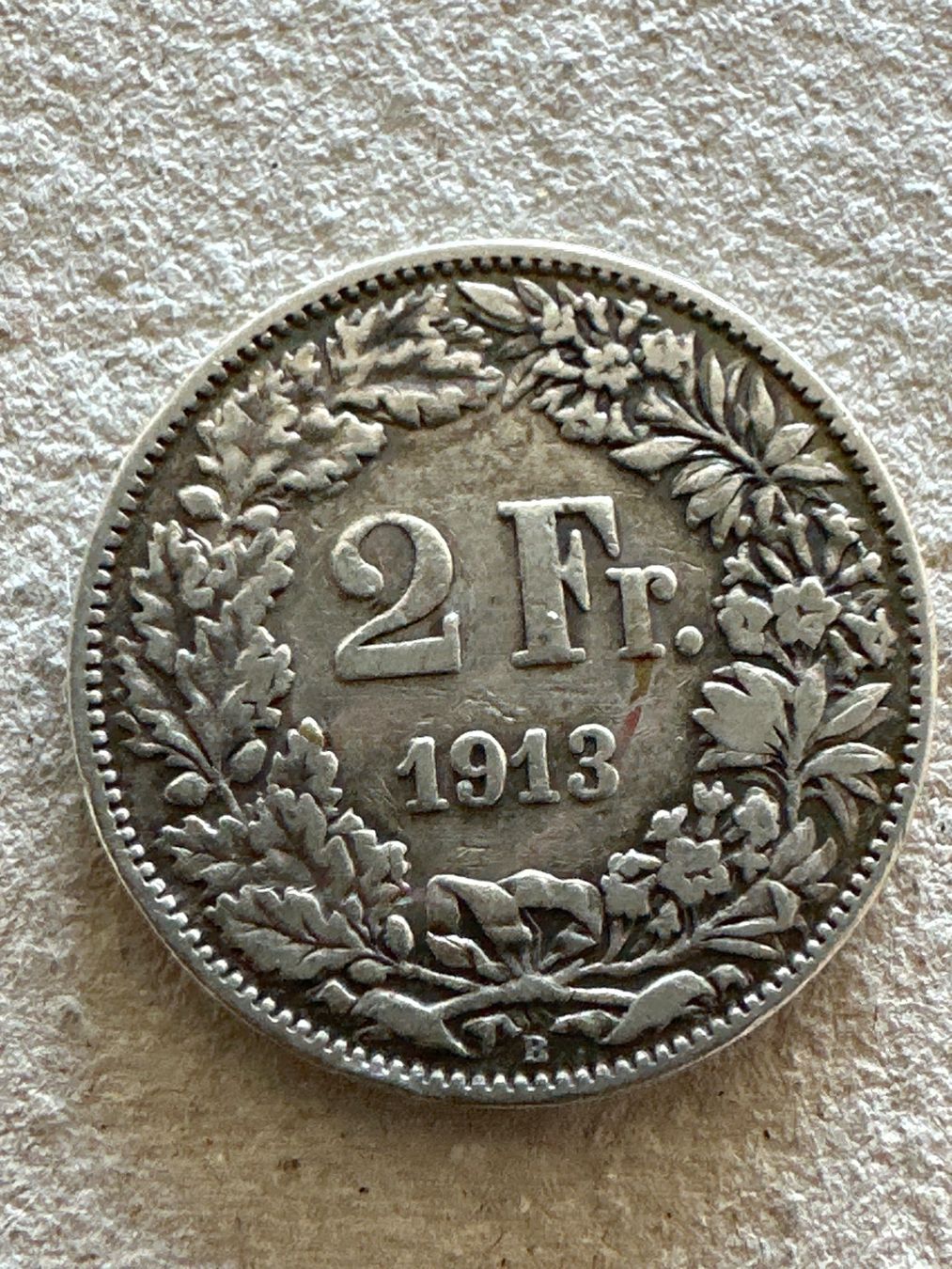 Alle Münzen: 2fr 1913 – Gebraucht aus Erlach von gubbe1