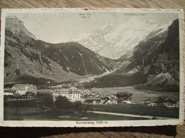 Cartoline postali: Kandersteg Postkarte – Usato da Thun venduto da Gaad1961