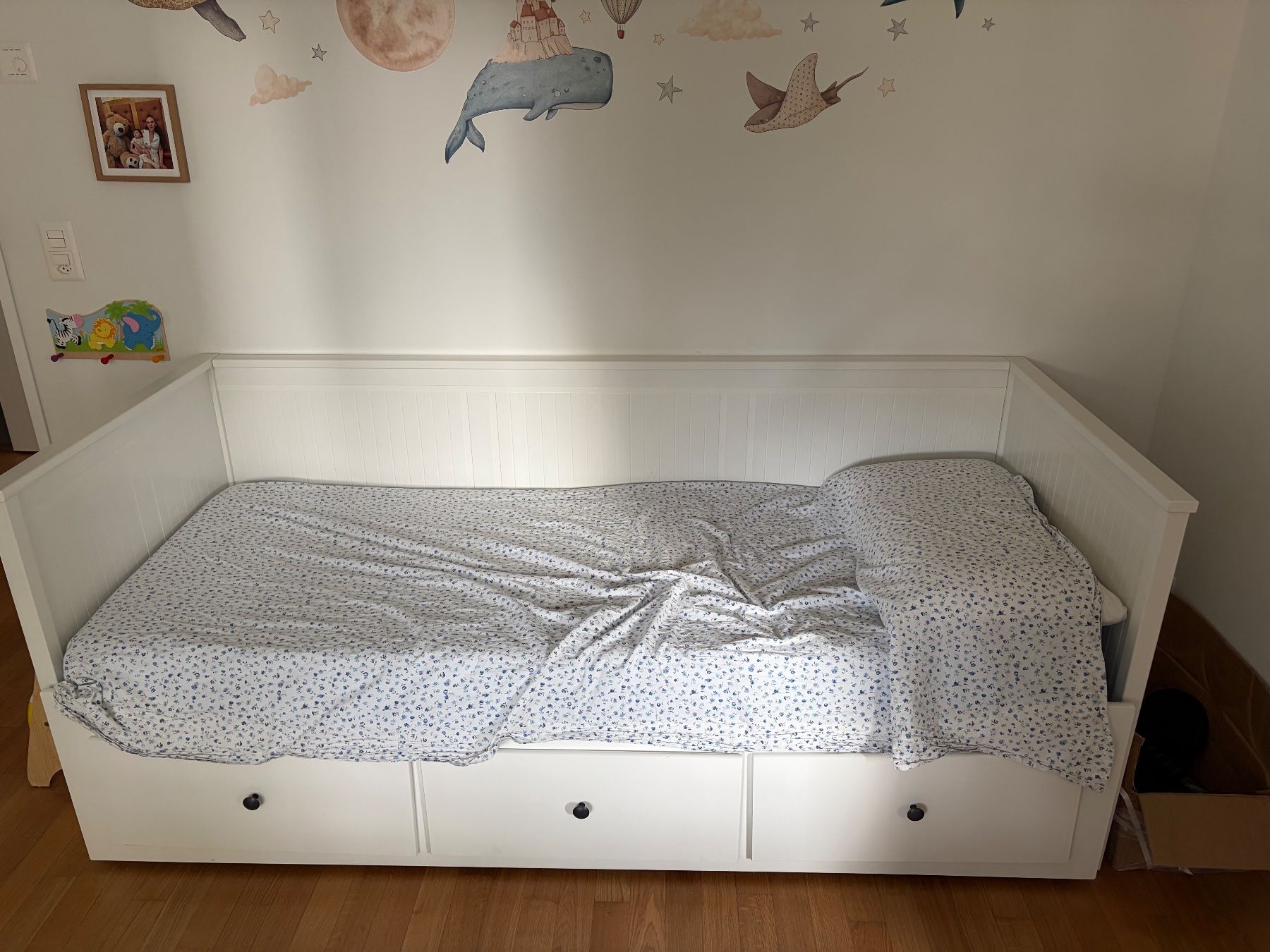 Ikea Letti: Single/Double IKEA HEMNES bed – Usato da Zürich venduto da rob_z2kt