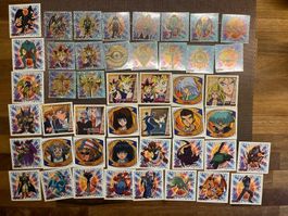 Yugioh Sticker Sammlung Set komplett Blue Eyes Exodia