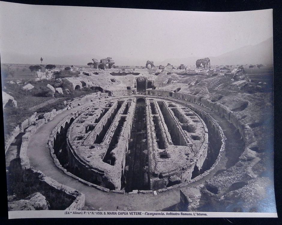 Maria Capua Italien um 1900 Antikes Foto Ed. Alinari Grossf. (Gebraucht ...