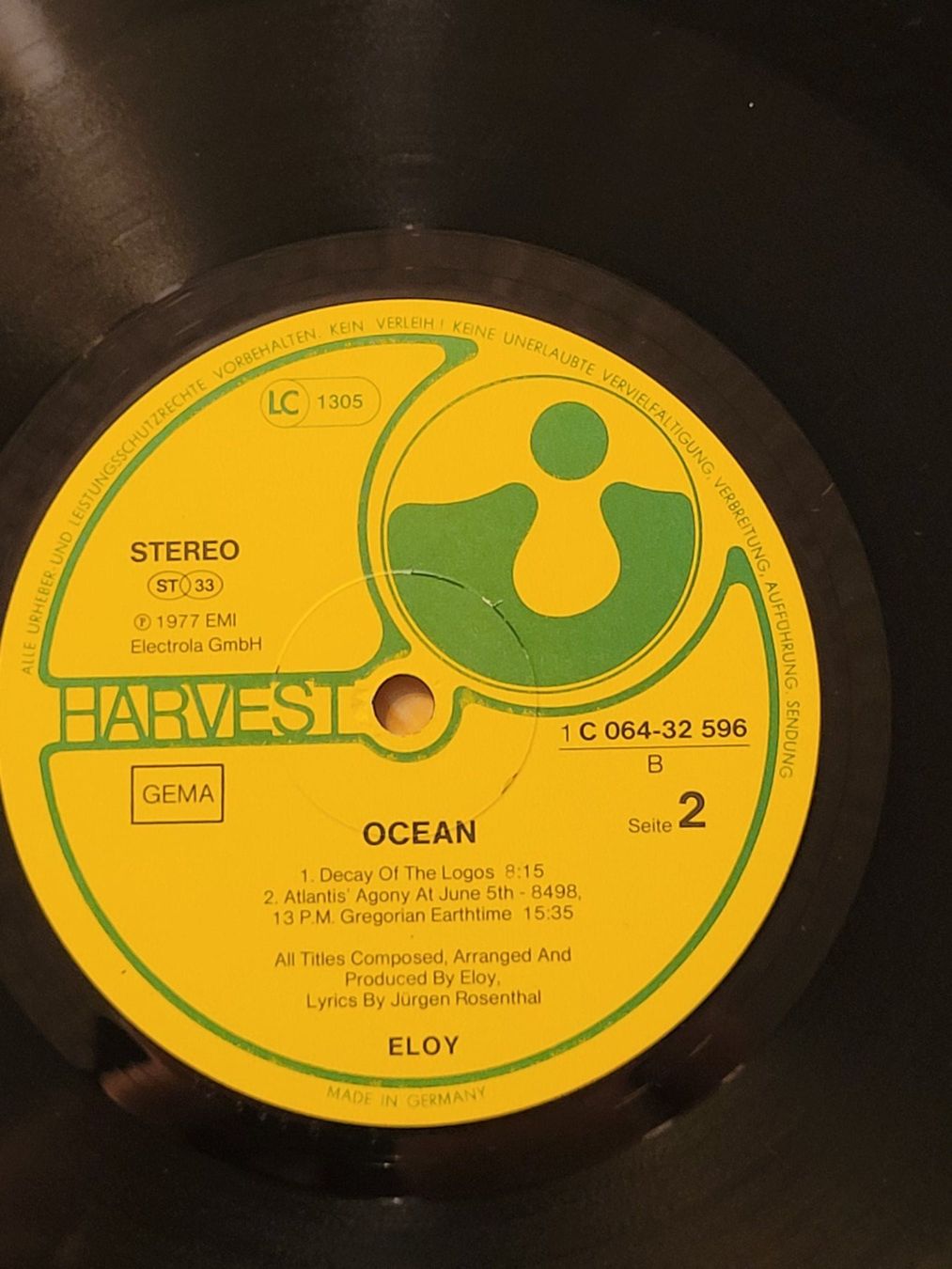 Schallplatten: Eloy - Ocean (LP Vinyle) 1977 – Gebraucht aus la Chaux-de-Fonds von Lampe 6