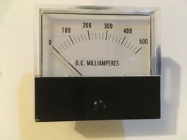 Drehspulinstrument 0-500mA DC