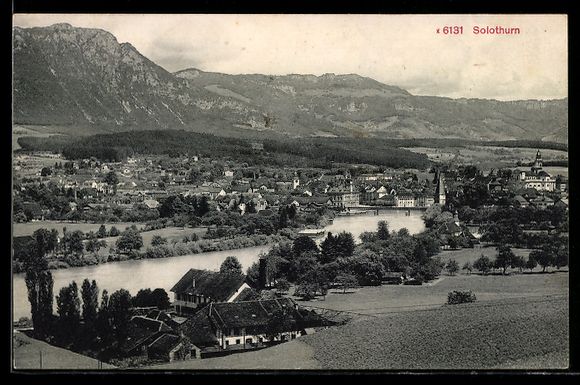 Ansichtskarten: Solothurn, Stadtansicht mit Fluss und Br – Gebraucht aus Berlin von bartko-reher