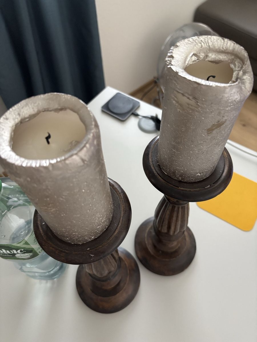 Toutes les décorations: Wooden candle holders – D'occasion à Buchrain par Mr.Kim 1