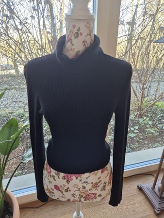 Rollkragenshirt von Even&Odd, Schwarz, Grösse S/36 Top!