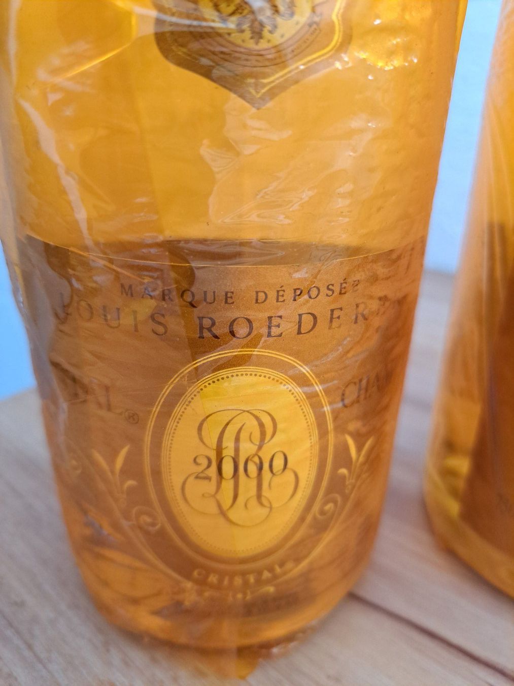 Louis Roederer Wein: 2 Flaschen Louis Roederer Cristal "2000" – Neu und originalverpackt aus Rabius von Cavivens 1