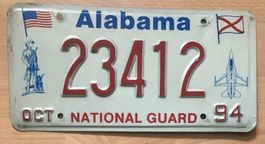 Autonummer USA - Alabama