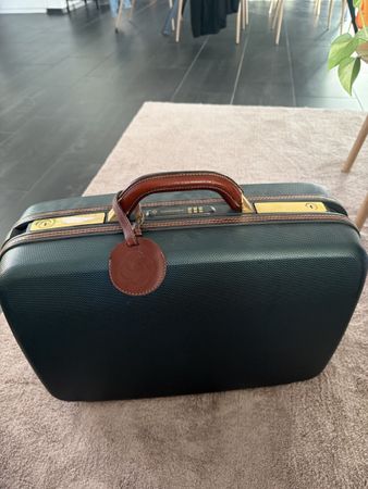 Samsonite Koffer grün braun mit Zahlenschloss gebraucht