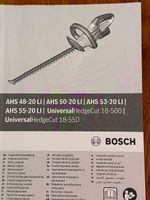 Bosch Akku Heckenschere