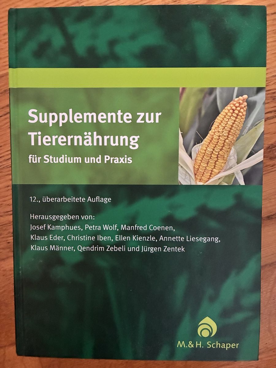 Libri: Buch Supplemente zur Tierernährung – Nuovo (secondo la descrizione) da Lachen SZ venduto da Manuela_15