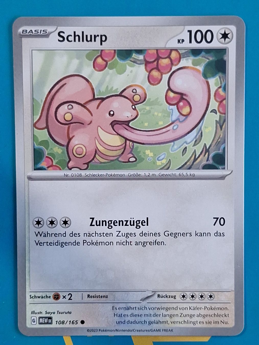 Pokémon Sammelbilder & Trading cards: Schlurp - DEUTSCH Mew 151 - #2.8 – Gebraucht aus Altstätten SG von GGsGameshop