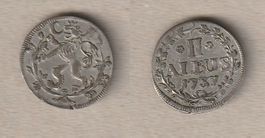 Kurpfalz, 2 Albus 1737, selten