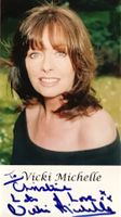 Vicki Michelle Autogramm signiert Foto 10x21cm