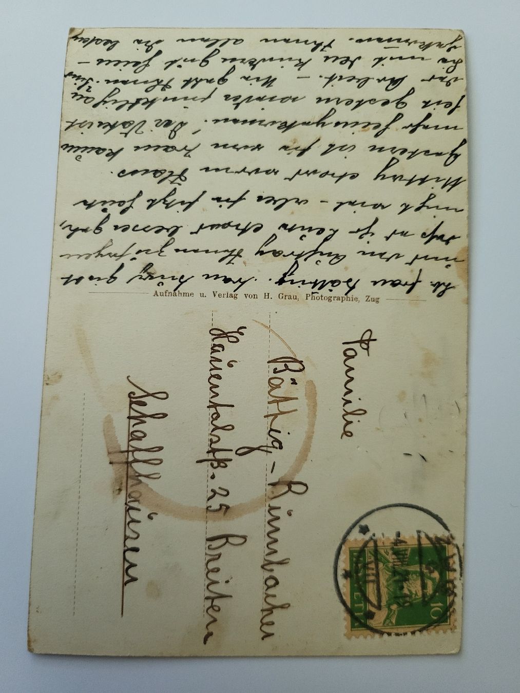 Cartoline postali: Alte Ansichtskarte Rossberg-Alp Sommerwirtschaft R21 – Usato da nunningen venduto da mic_88k2 1