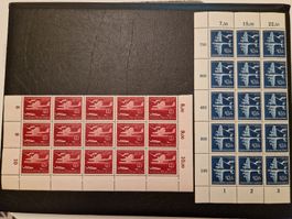 Deutsches Reich Briefmarken Bogenteile postfrisch