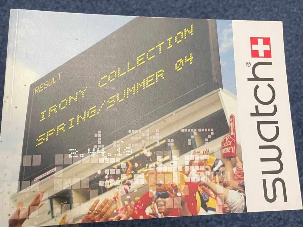 Swatch Spring - Summer Irony Collection 2004 Broschüre (Neu (gemäss ...