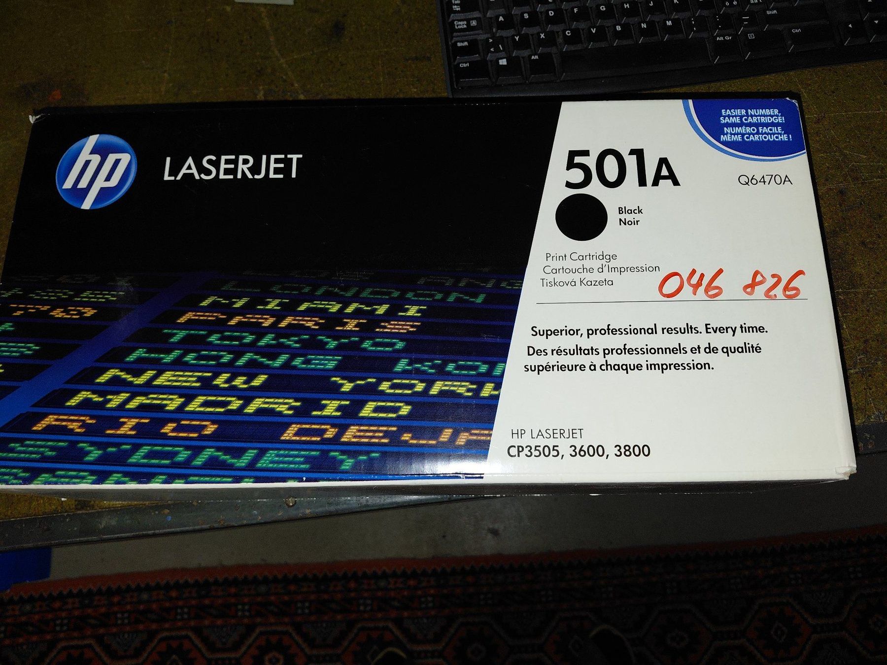 Hewlett Packard Cartucce per stampanti & toner: Toner HP 501A schwarz ungeöffnet – Nuovo e nell'imballaggio originale da Oftringen venduto da Special