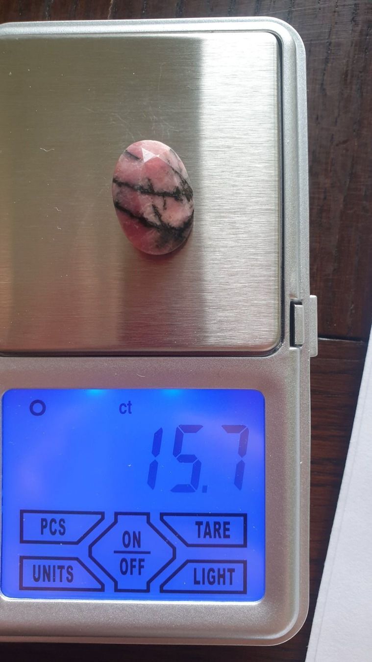 Minerali & Pietre curative: Rhodonite taillée - 15,7 ct – Nuovo (secondo la descrizione) da St-Cergue venduto da cal_wsm9 2