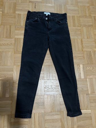 Mango Denim Skinny Jeans Schwarz Gr. 40