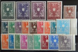Österreich Kat. 697-719 **/* 1945