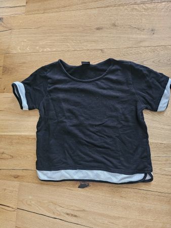 Schwarzes Urban Classics Cropped Sweatshirt Gr. S