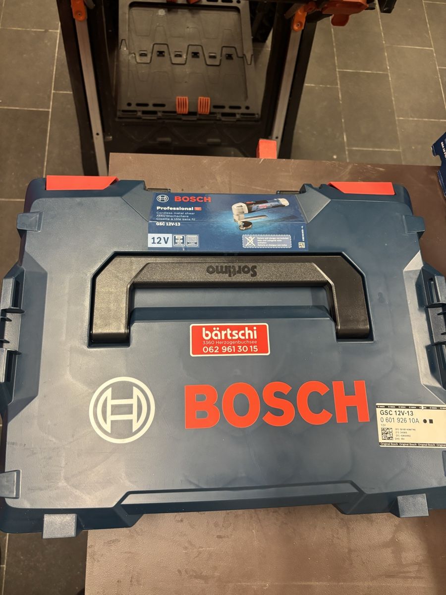 Busch Tutte le macchine: Bosch Professional Blechschere GSC 12V-13 Neu – Nuovo (secondo la descrizione) da Zufikon venduto da Woodworkdm 2